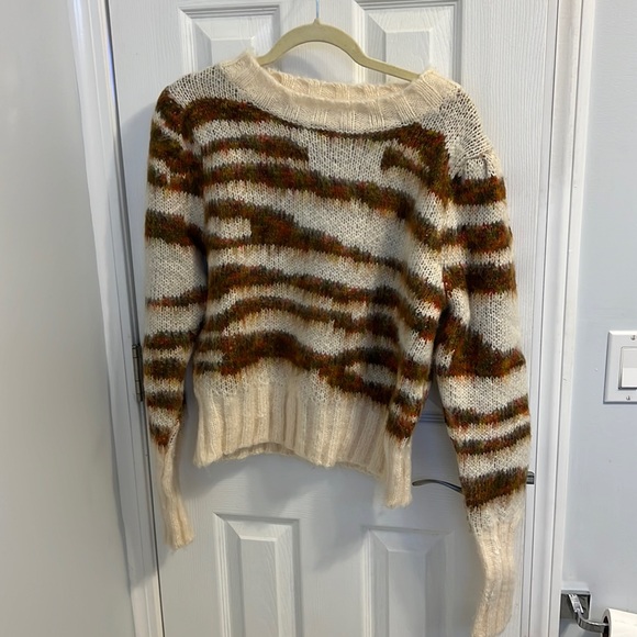 HL Affair multi color wide stripe sweater - Picture 1 of 6